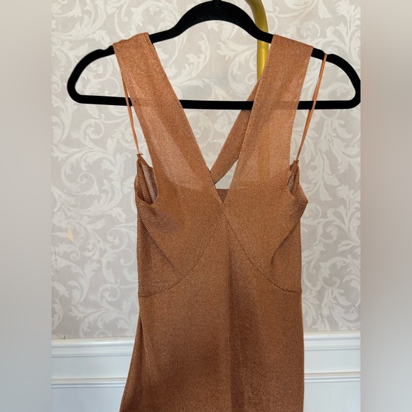 Reiss Copper Knit Fabric - Picture 7 of 12